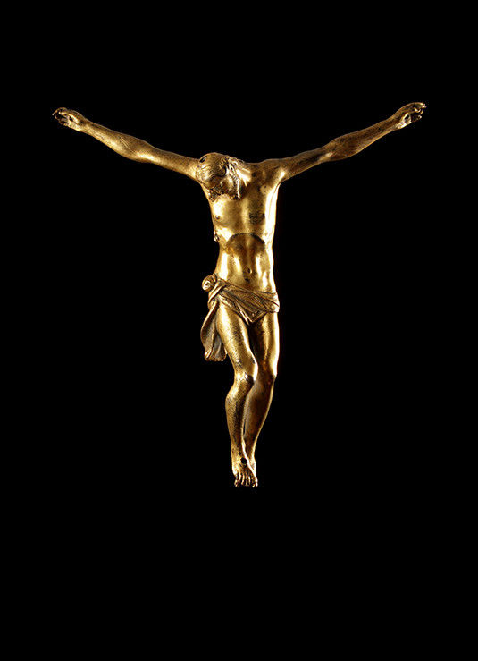 Italian Florentine Gilt Bronze of the Crucified Christ